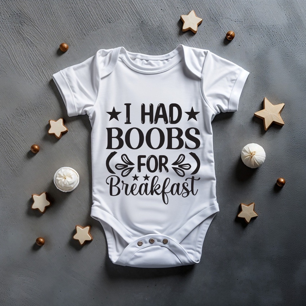 Body Bebelusi Amuzant - I Had Boobs for Breakfast – imagine 1