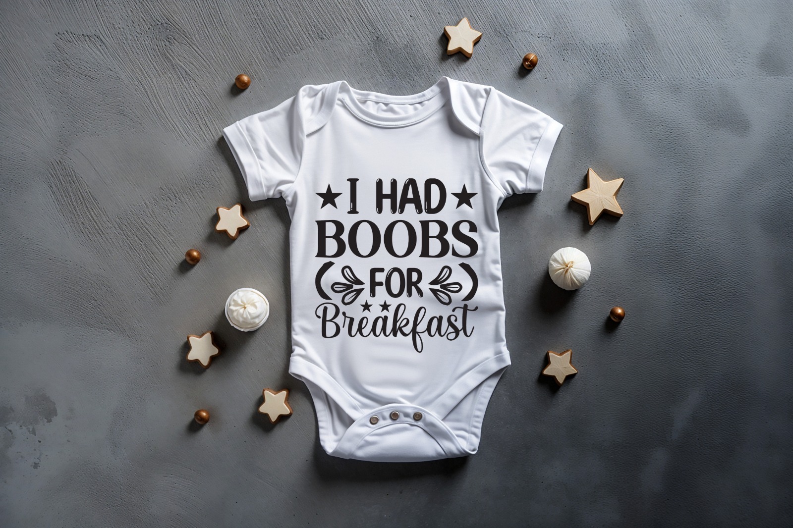 Body Bebelusi Amuzant - I Had Boobs for Breakfast – imagine 1