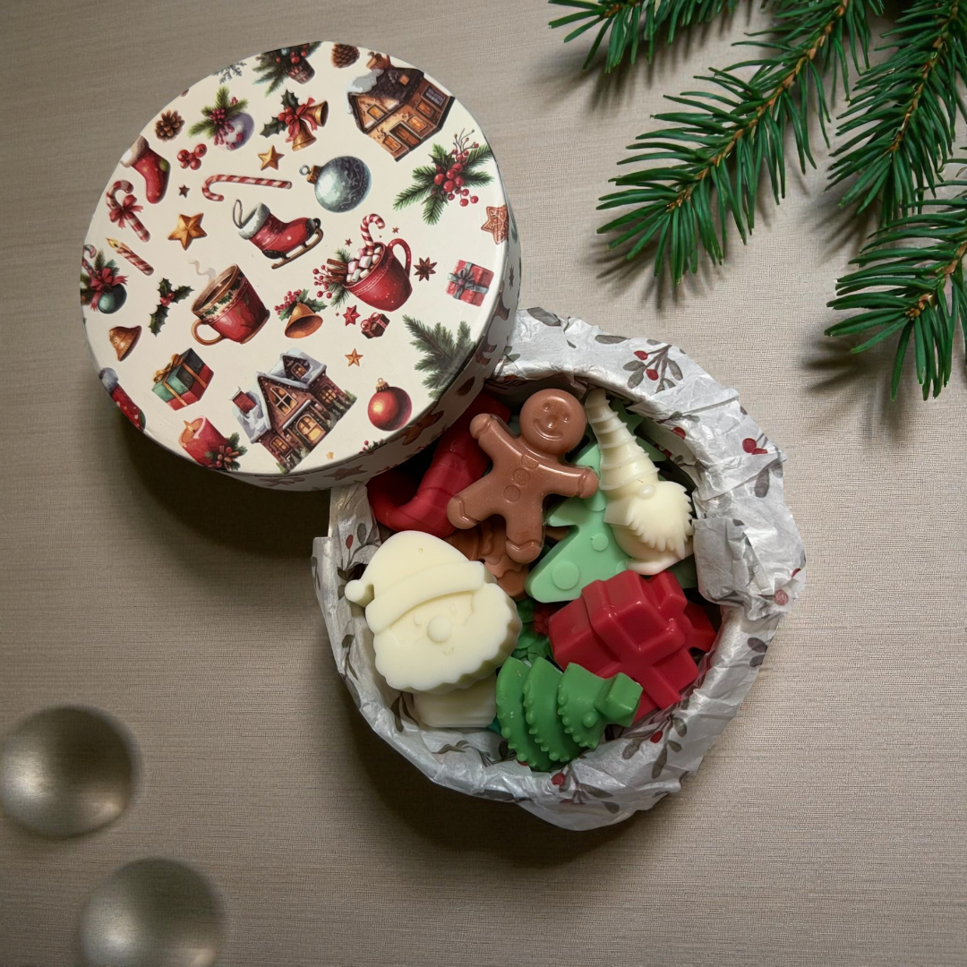 Box Craciun 100g cu wax melts parfumate – imagine 1