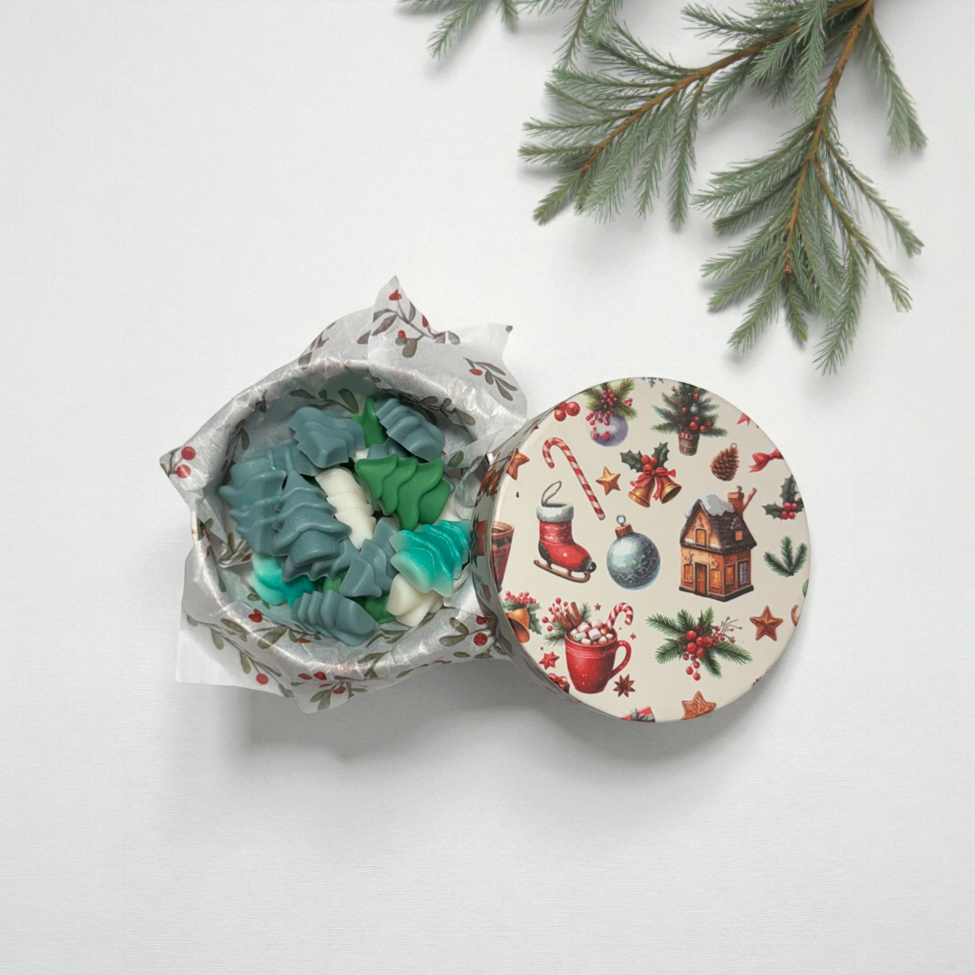 Box Craciun 40g cu wax melts parfumate – imagine 1