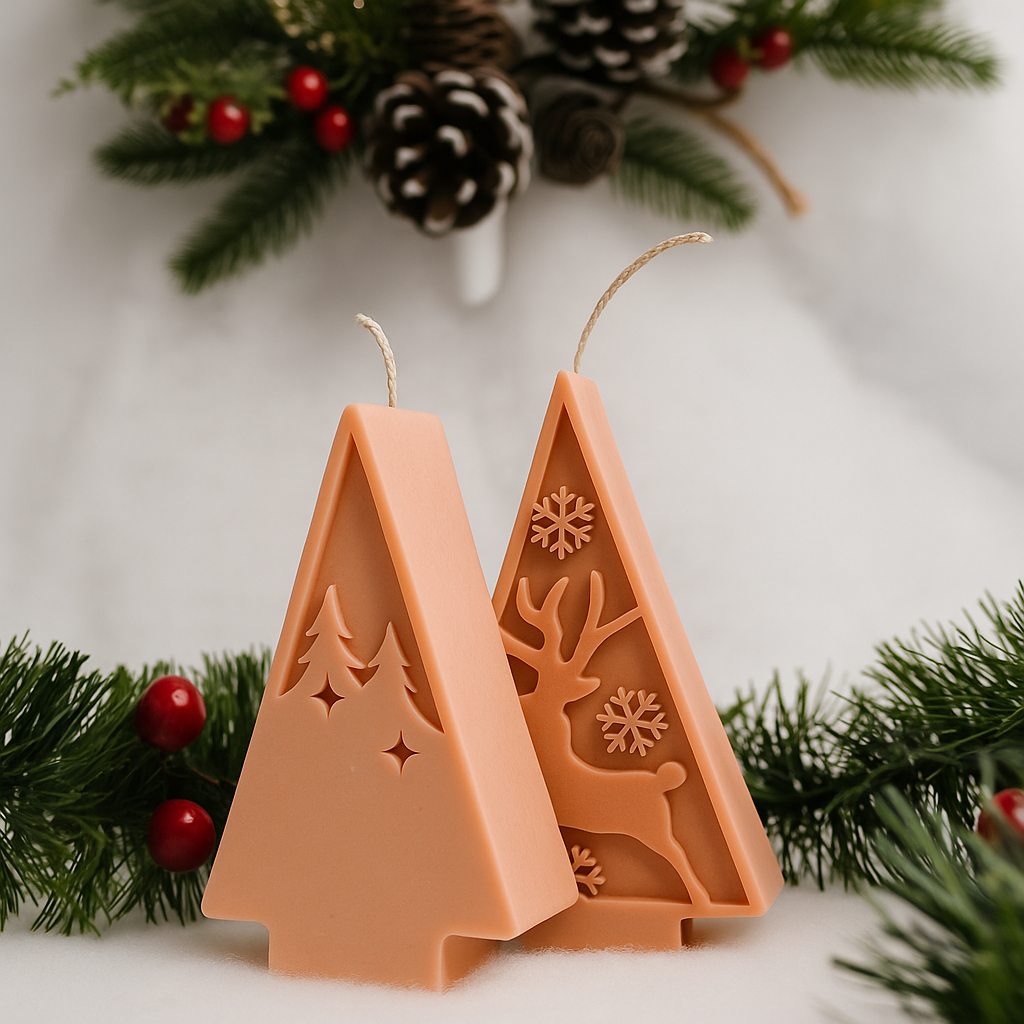 Lumanare parfumata brad de Craciun – imagine 1