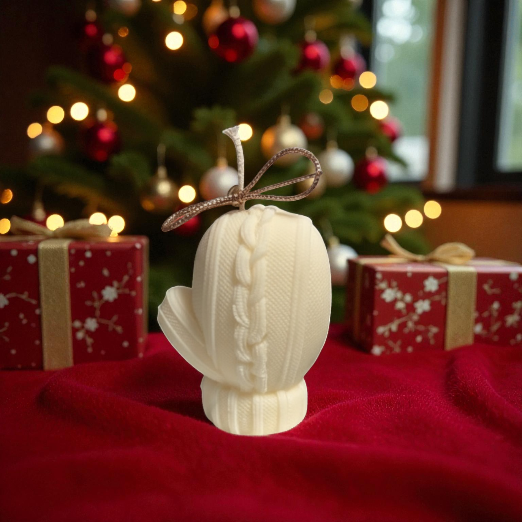 Lumanare decorativa manusa Craciun – imagine 1