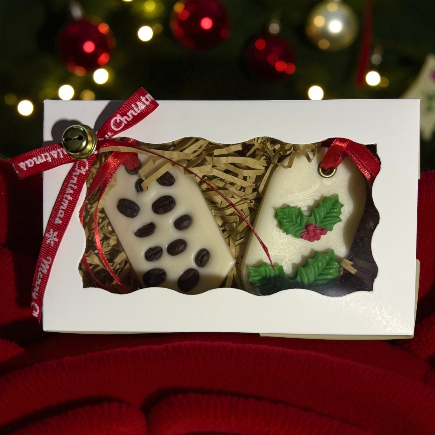 Gift Set Crăciun – Odorizante dulap Cafea &amp; Ilex (2 buc) – imagine 1