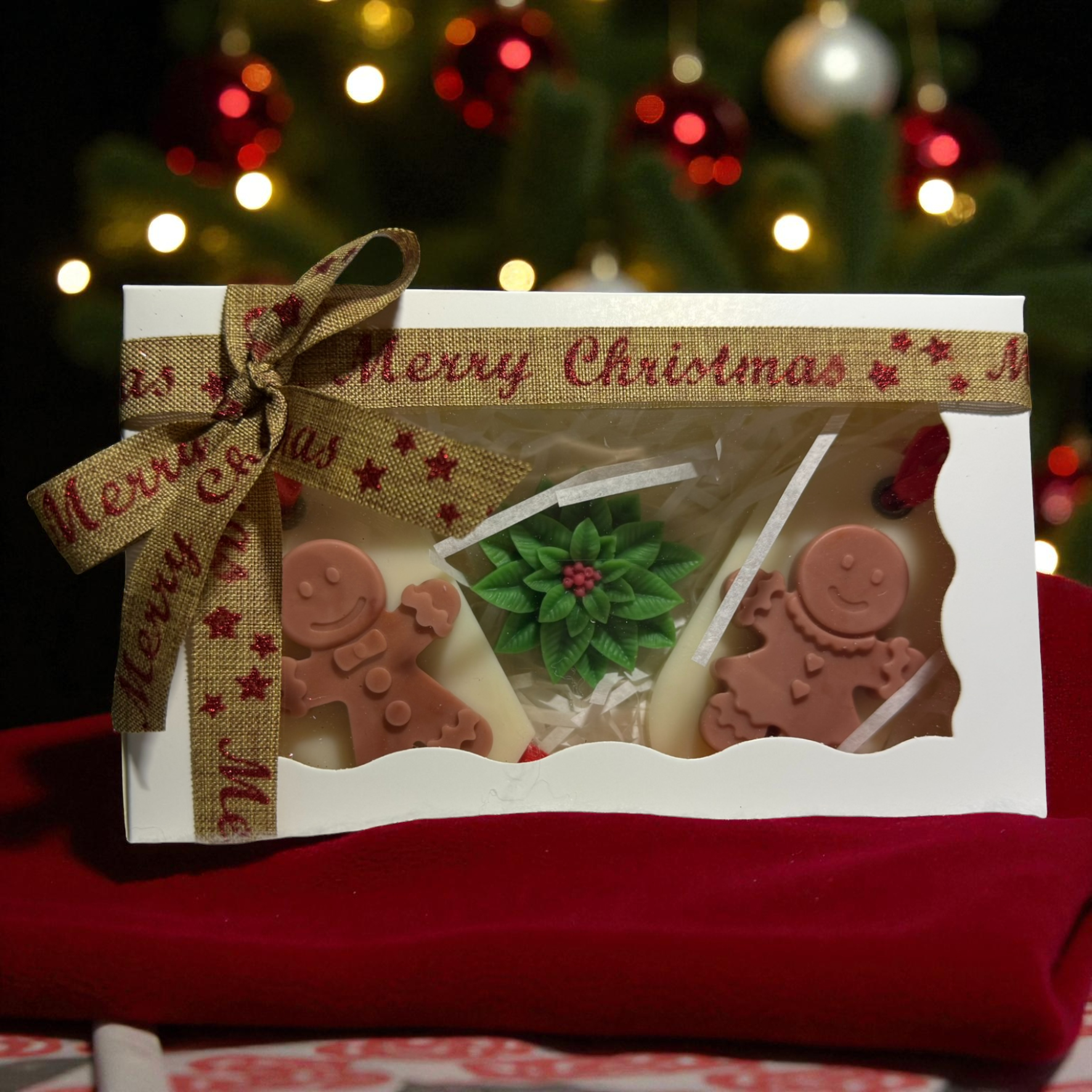 Gift Set Crăciun – Odorizante dulap Gingerbread &amp; Poinsettia (2 buc) – imagine 1
