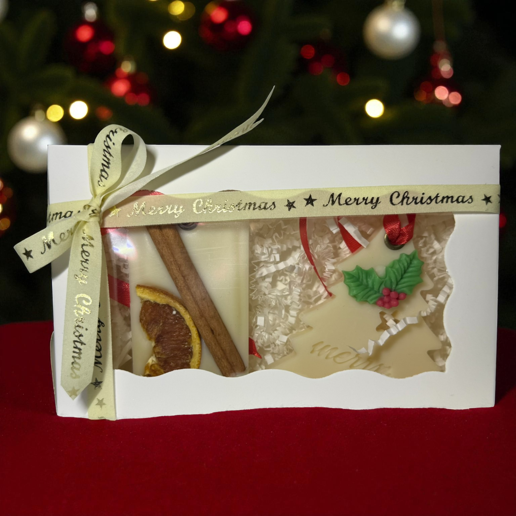 Gift Set Crăciun – Odorizante dulap Portocală &amp; Scorțișoară (2 buc) – imagine 1