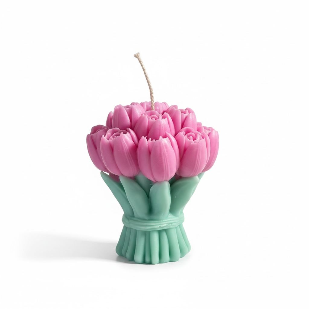 Martisor Buchet de Lalele din ceara – imagine 1