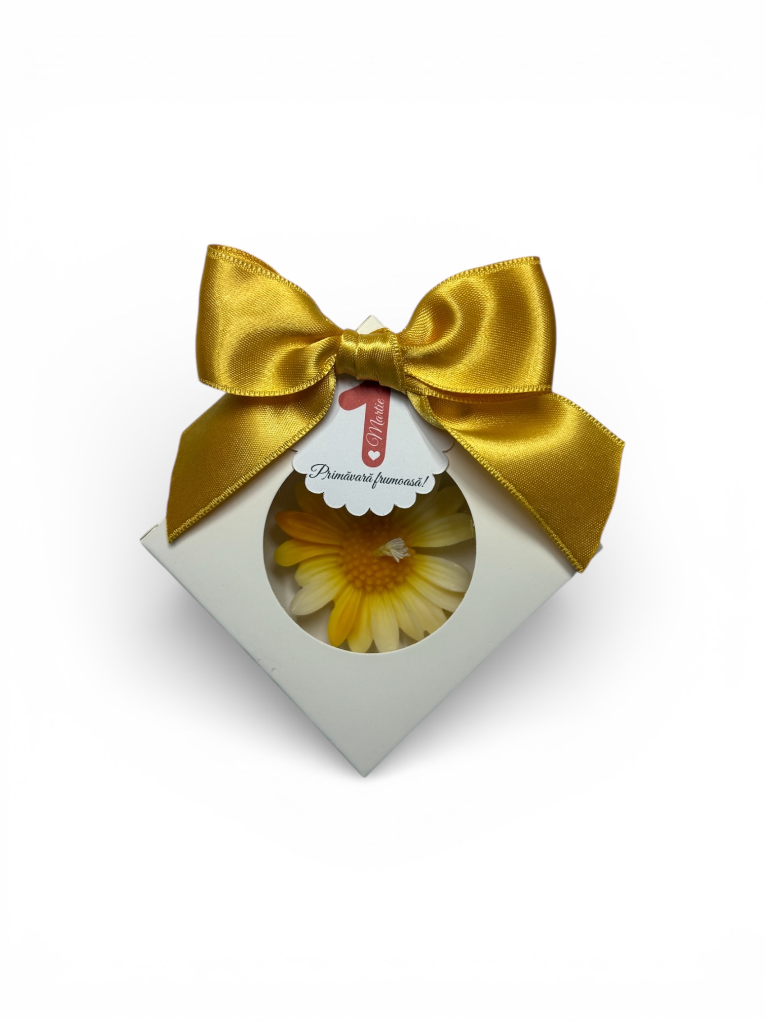 Martisor Margareta in cutie alba – imagine 4