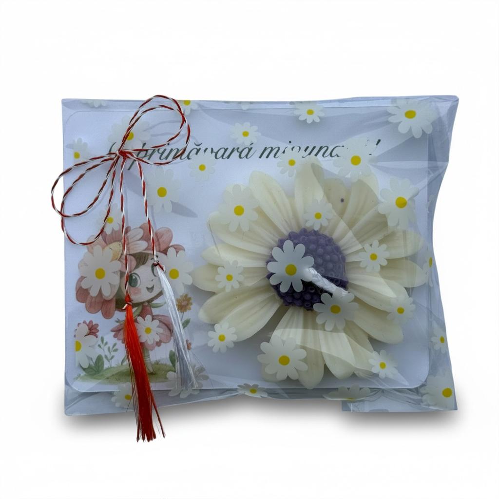 Martisor Margareta handmade – culori diverse – imagine 4