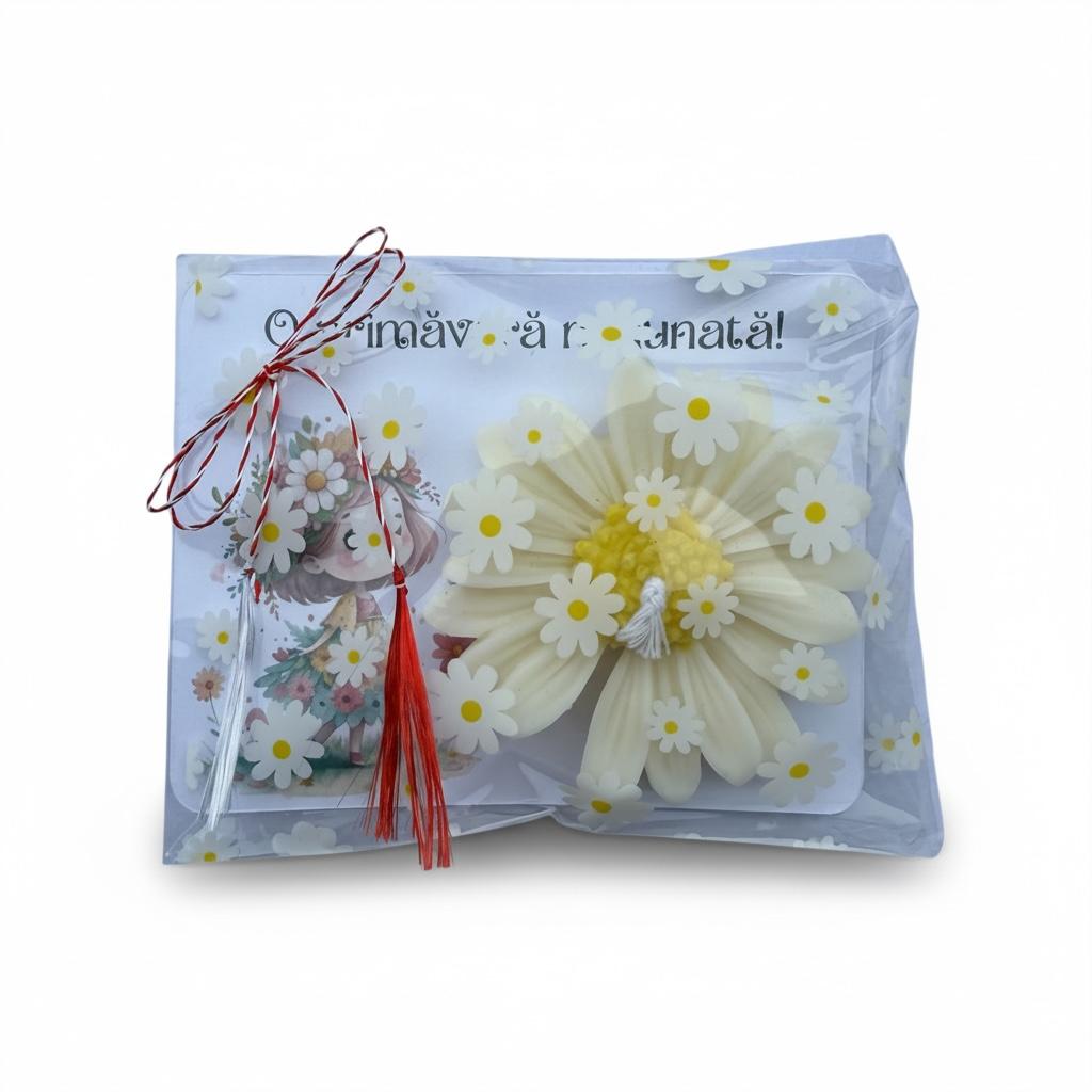 Martisor Margareta handmade – culori diverse – imagine 2
