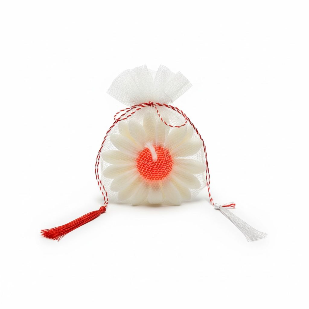 Martisor Margareta in tulle – imagine 1
