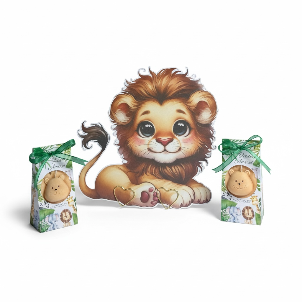 Marturie leut Safari in cutiuta cu fundita verde – imagine 1