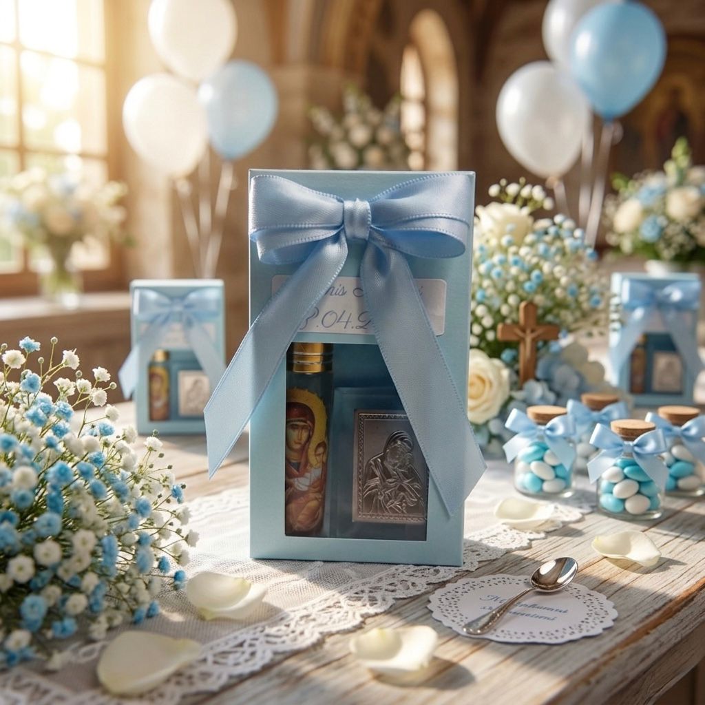 Marturii botez si nunta cu mir si iconita personalizate - cadou invitati – imagine 3