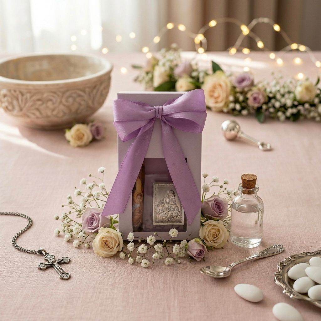 Marturii botez si nunta cu mir si iconita personalizate - cadou invitati – imagine 5