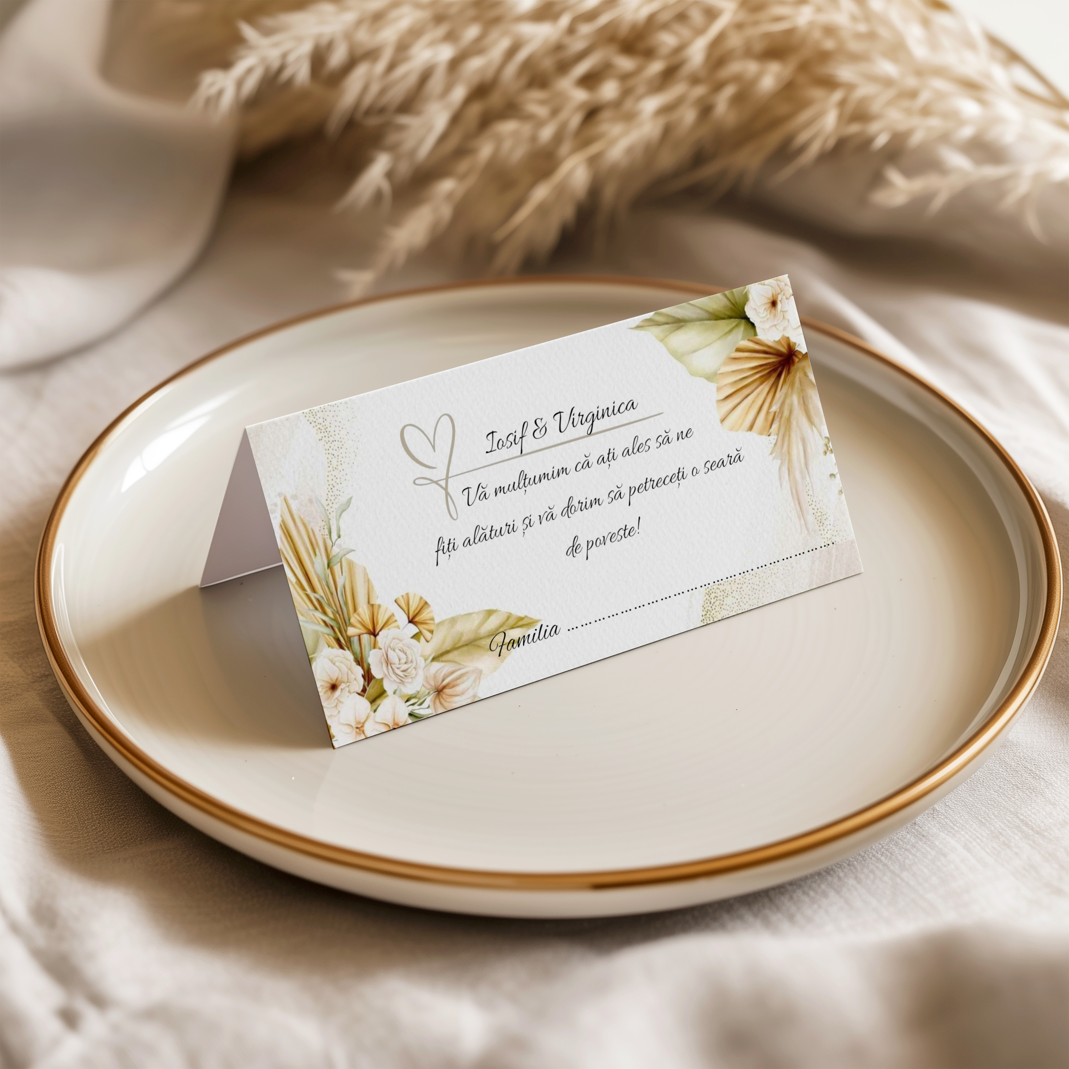 Plic de dar boho verde natur – imagine 1