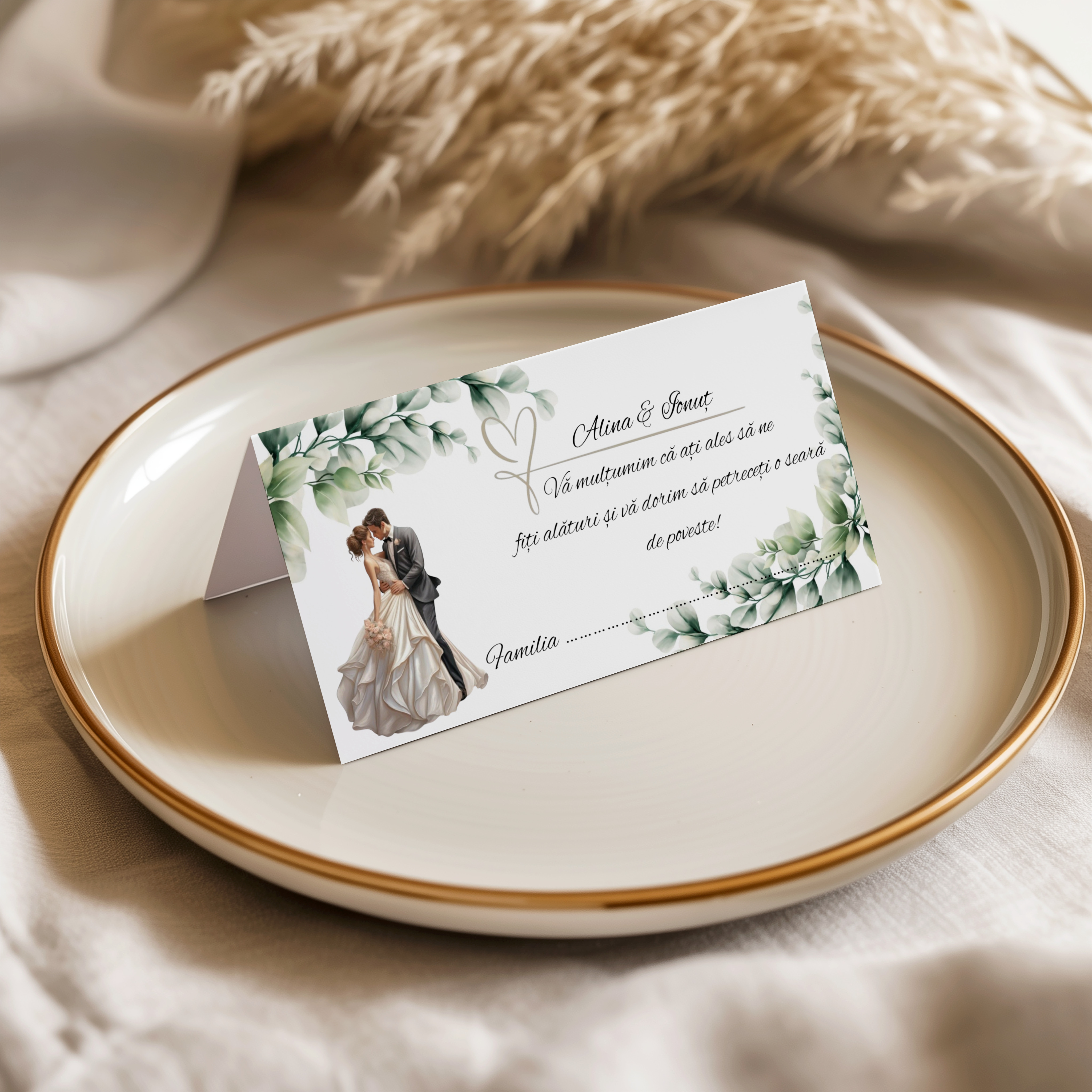 Plic de dar miri cu greenery – imagine 1