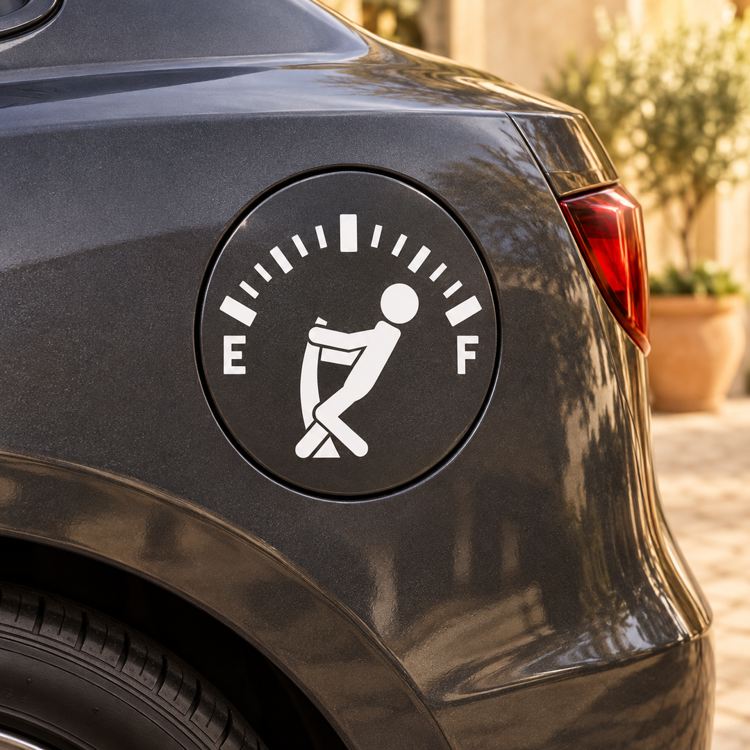 Sticker auto pentru ușița rezervorului cu indicator de combustibil – imagine 1